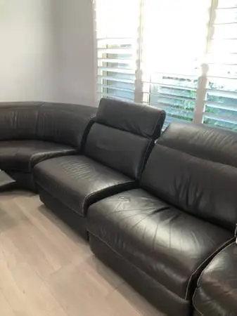 Leather couch