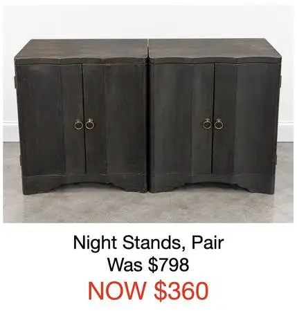 Pair of Solid Wood Gray Nightstands, and other great items on SALE!!!!