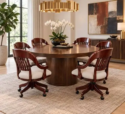 4 BANKERS chairs. Excellent condition & MORE accent, office