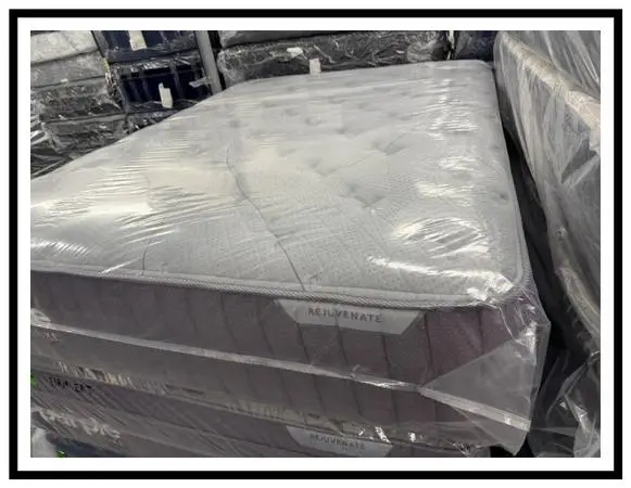QUEEN SIZE PURPLE LUXE REJUVENATE MATTRESS & BOX SPRING BED SET