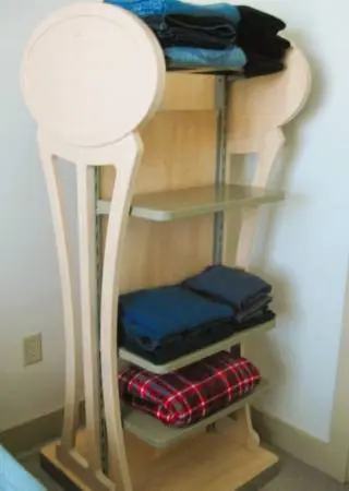 Professional Quality SOLID WOOD & STEEL SHELF UNIT, w/ Extra shelves
