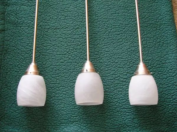TRIO (3) of PENDANT LIGHTS