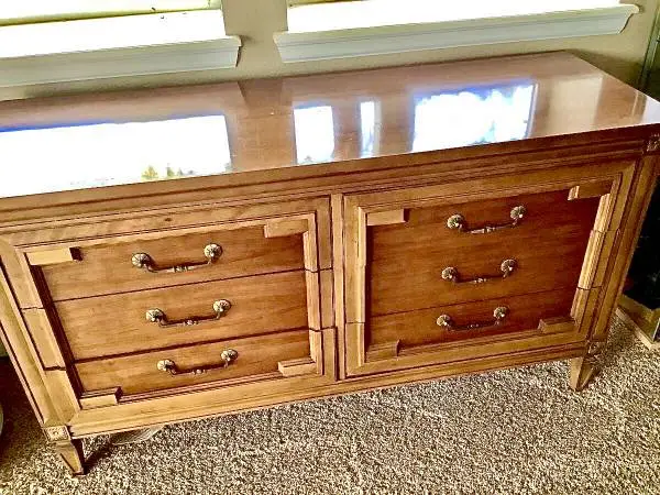 Amazing mid century bedroom set - dressers/ bed/ night stand/ mirror