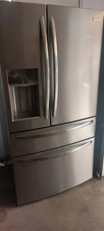 Frigidaire Stainless Refrigerator 4 Door Counter Deep.