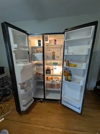 Refrigerator Freezer Side by side Whirlpool Gold