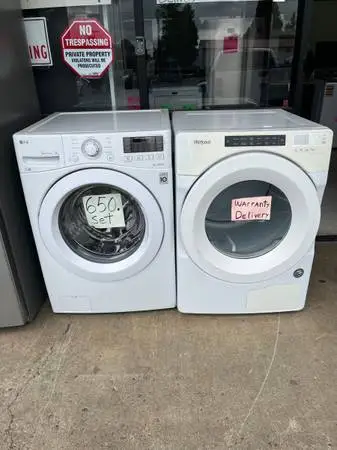 Washer Dryer, set stackable, like new Warranty delivery call/Text