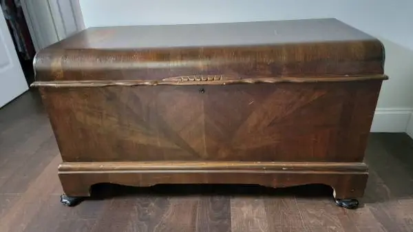 Vintage Waterfall Cedar Chest