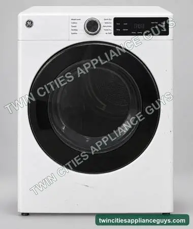 GE 7.8 Cu Ft Smart ELECTRIC Dryer, Sanitize & Long Vent — White — $225