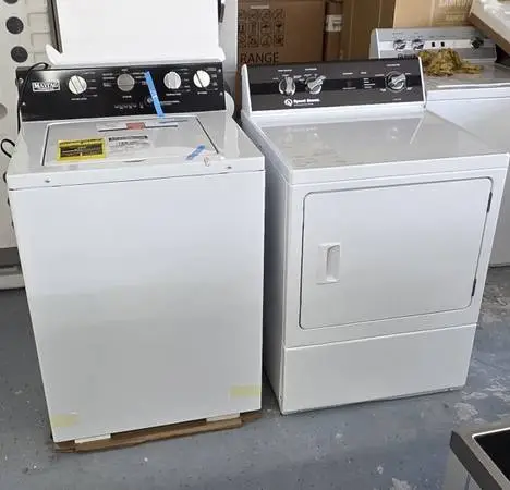 Brand new maytag commercial washer and speed queen dryer set