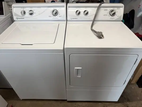 Washer and dryer