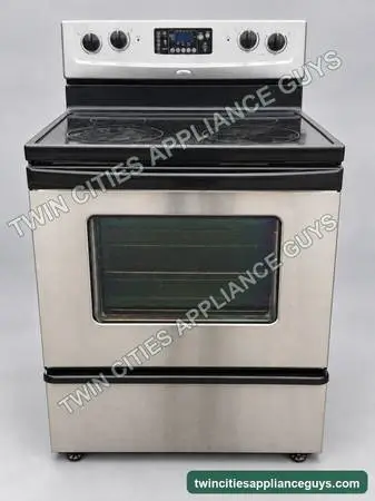 Whirlpool 4.8 Cu Ft ELECTRIC Smoothtop Range — Stainless — $250