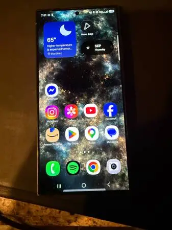Unlocked Tmobile S24 Ultra Titanium Black 256 g