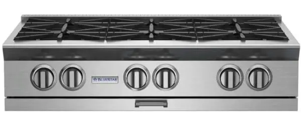 *Open Box* BlueStar 36” Gas Rangetop – Platinum Series