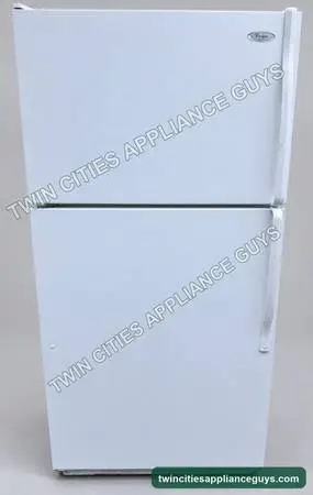Whirlpool 18 Cu Ft Top-Freezer Refrigerator — White — $225