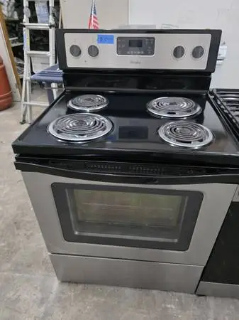 30 Whirlpool electric stove oven