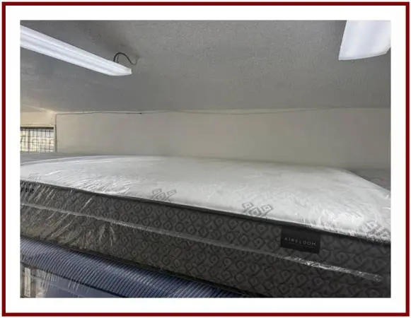 KING SIZE AIRELOOM HYBRID MATTRESS & BOX SPRINGS BED SET
