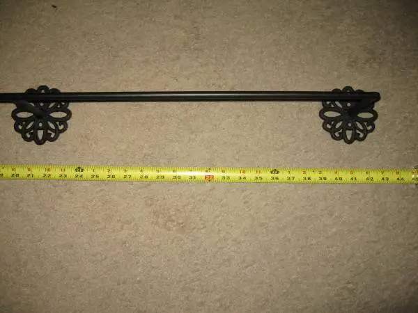 Double Towel Bar or Small Window Curtain Rod