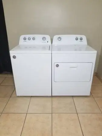 Beautiful whirlpool Washer And Electric Dryer Free Deliver And Install 3 Month W