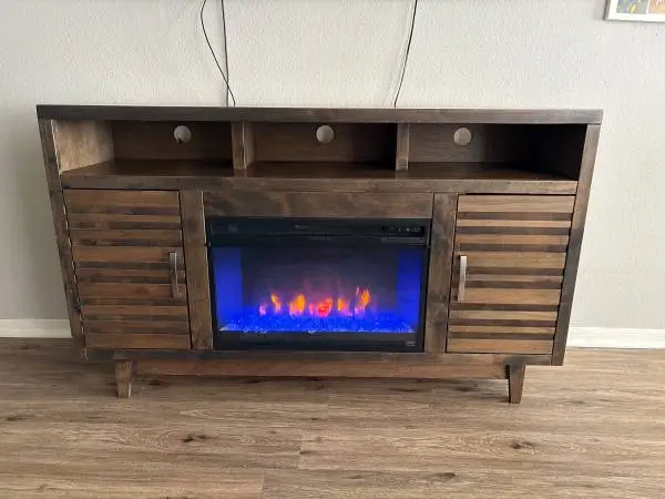 61” TV Stand / Fireplace