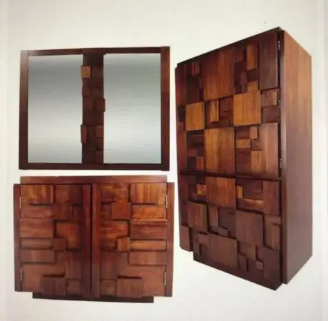 LANE Staccato - Mid century Solid wood SET
