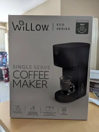 Willow Eco Single Serve Coffee Maker (New)
