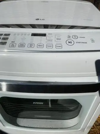 Lg electric  dryer delivered