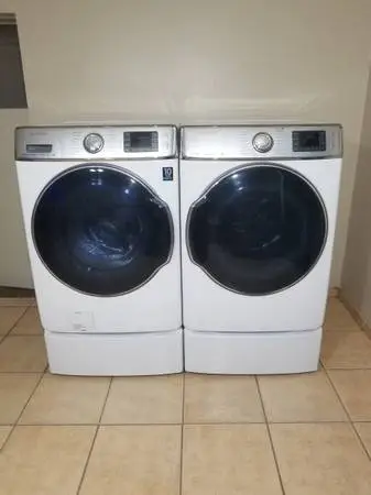 Jumbo Capacity Samsung Washer And Electric Dryer Free Deliver And Install 6 Mont