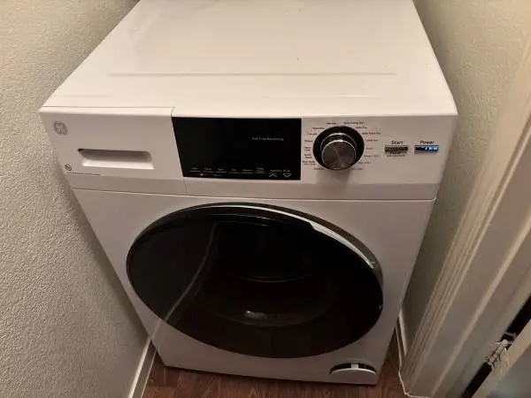 GE steam washer dryer combo