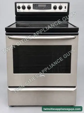 Amana 5.1 Cu Ft ELECTRIC Smoothtop Range — Stainless — $250