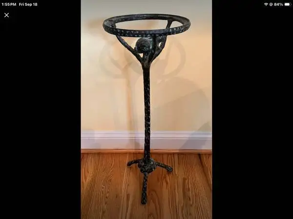 Vintage Iron Plant Stand