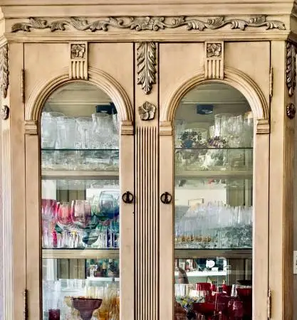 Reduced** Set of Sideboard & lightened display Cabinet.