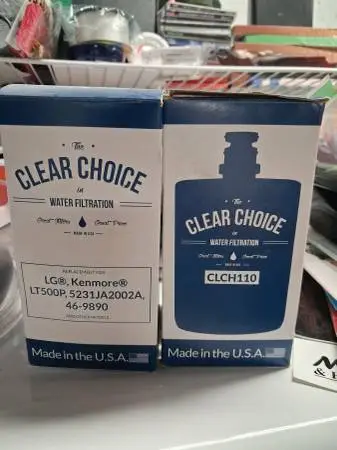 Clear Choice water filter for LG, Kenmore and other refrigerators