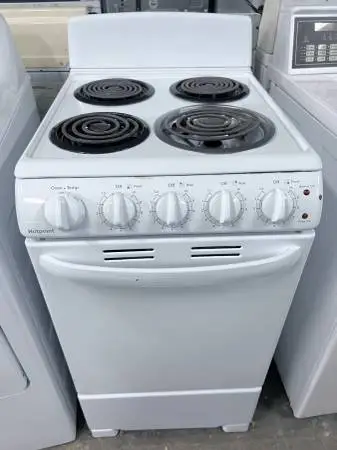 20 Inch Electric Range Hotpoint Range 4 Burner Oven , 20 inch