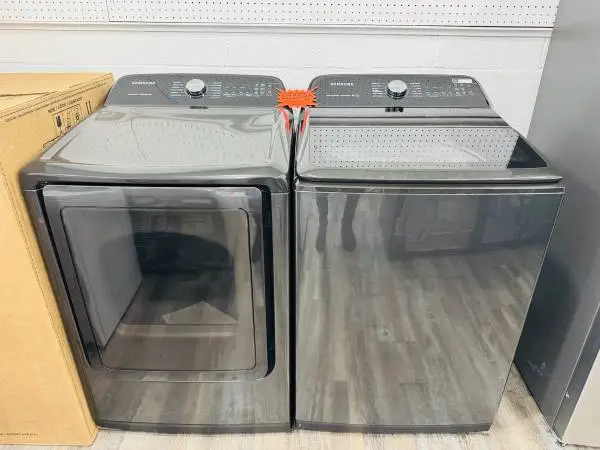 Samsung Topload High Efficiency Washer & Dryer Set