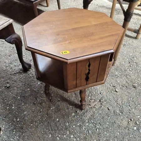 Vintage Wood End table
