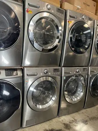Lg steam washer and dryer set