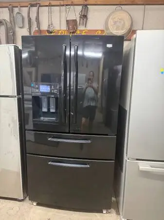 Maytag French 4 Door Refrigerator Black Guaranteed