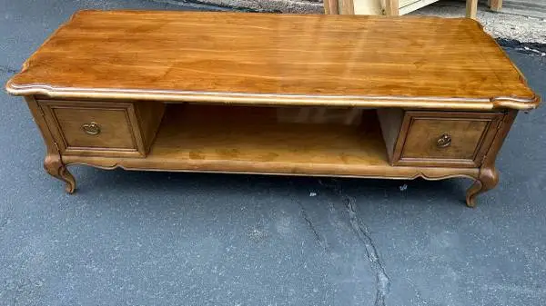Brandt Vintage coffee table tv stand entertainment center L55”*D21”*H16”so