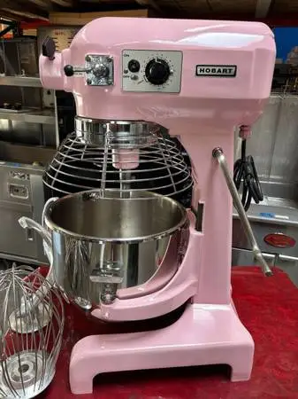 20 Quart Mixer Hobart A-200T Pink Classic With New Bowl & 3 Attachment