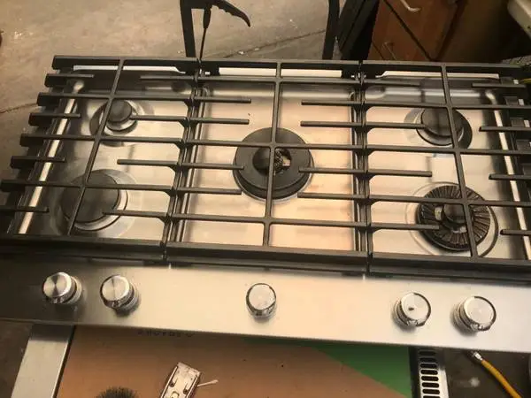 36 Kitchen Aid Stainless Cooktop