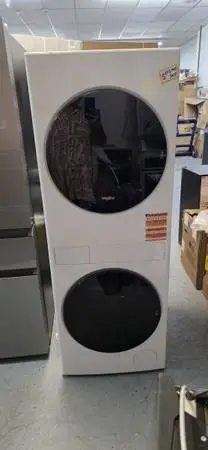 Brand new 24-in apartment size washer Tower laundry Center