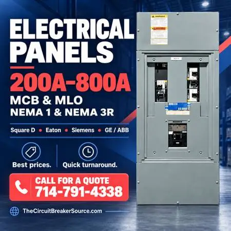 Electrical Panels 200A–800A | MCB & MLO