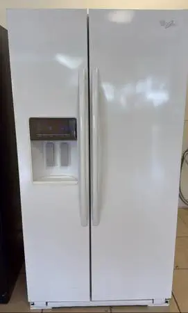 FRIDGE SIDE BY SIDE WHIRLPOOL WHITE