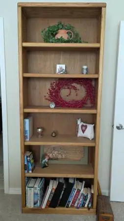 Tall Oak Bookshelf