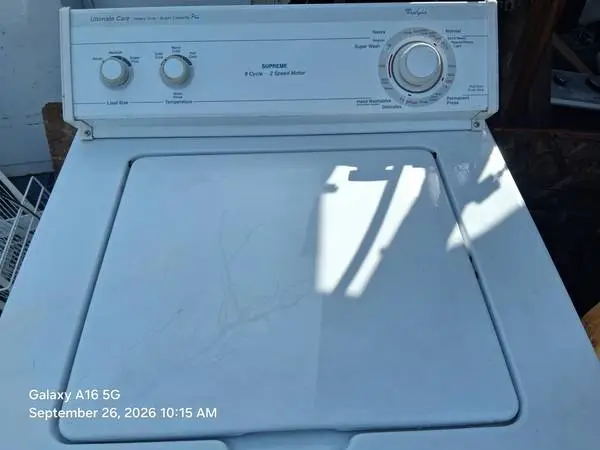 Oldies Whirlpool Ultimate Care II Heavy Duty Electric Washer