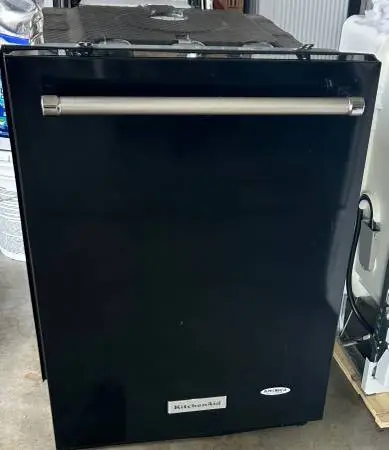 3 rd Rack Black Kitchen Aid Dishwasher 24” Width
