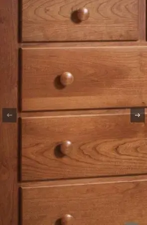 Real Cedar Cherry Oak Wood Dresser W/ Mirror