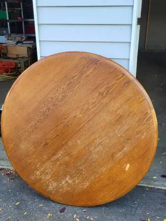 Dining room kitchen table wood oak