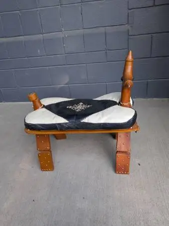 1960s Moroccan Camel Saddle Stool