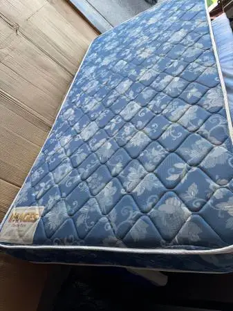 TWIN BED, HEADBOARD, FOOTBOARD, FRAME